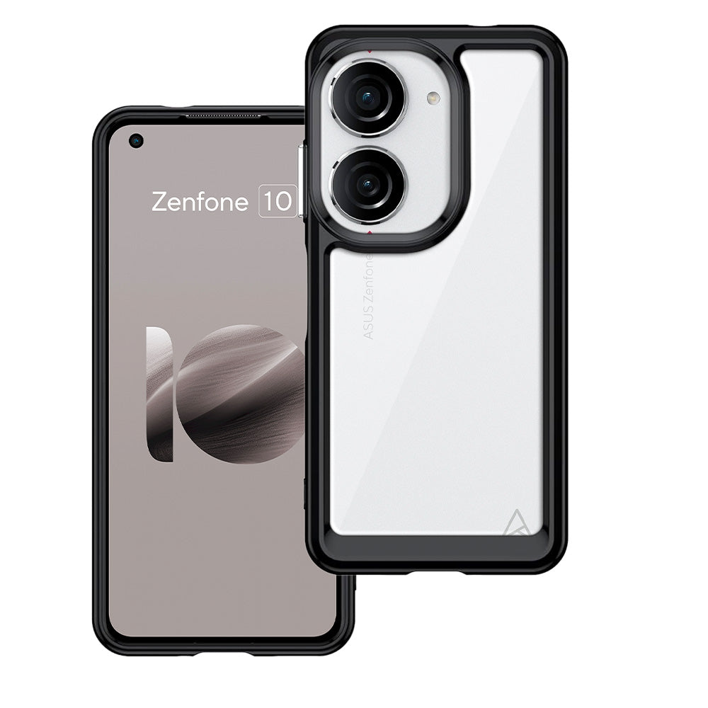 HGJTF Cover per Asus Zenfone 10 (5.92), Trasparente Morbida TPU Antiurto Telefono Custodia per Asus Zenfone 10 Ultra-Sottile Silicone Retro Antigraffio Case - Solitario HGJTF Cover per Asus Zenfone 10 (5.92), Trasparente Morbida TPU Antiurto Telefono Custodia per Asus Zenfone 10 Ultra-Sottile Silicone Retro Antigraffio Case - Solitario