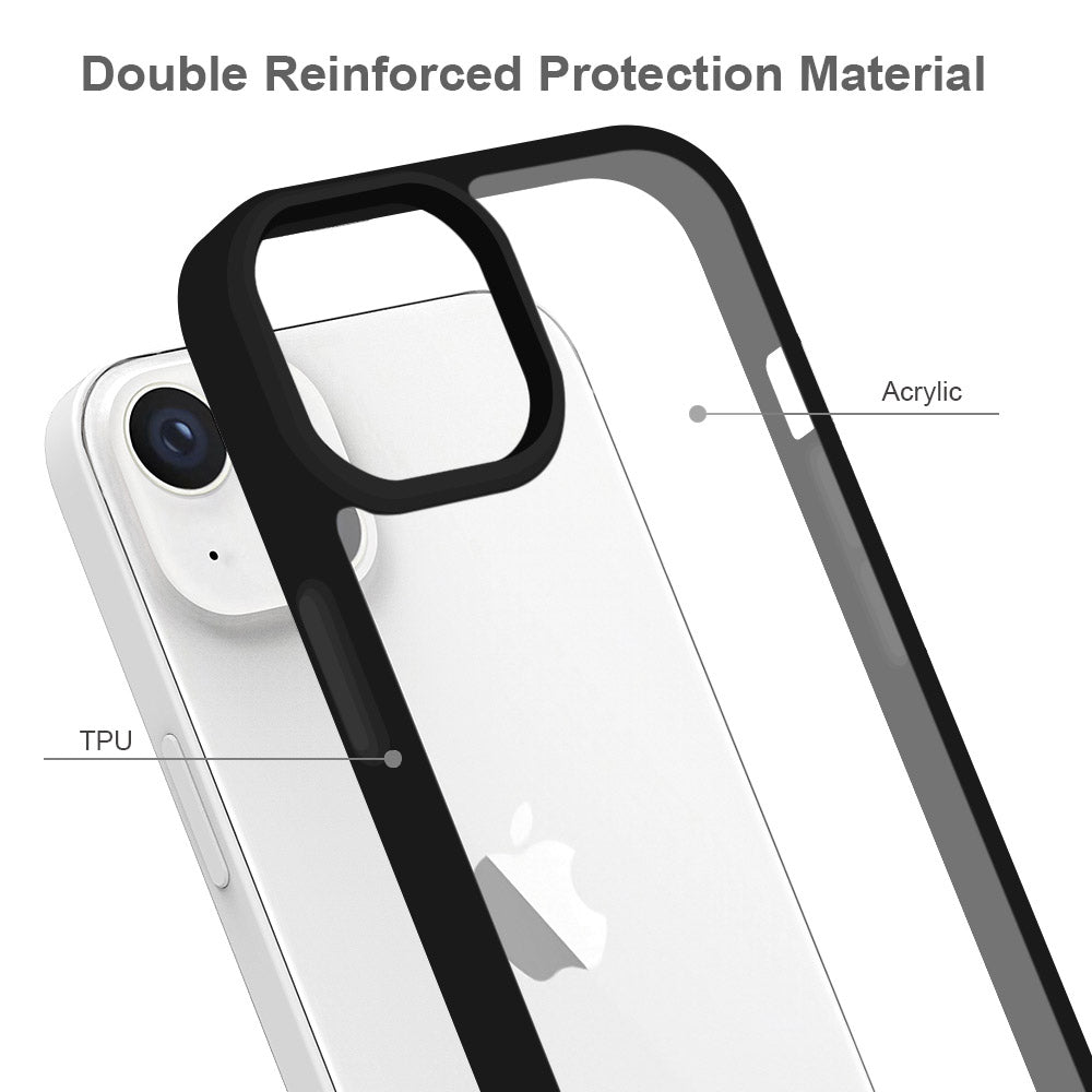 ARMOR-X iPhone 15 Plus shockproof cases. Military-Grade Rugged Design with best drop proof protection. Double reinforced protection material.