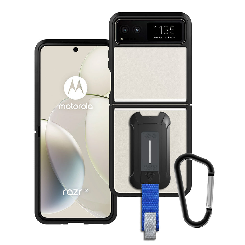 BX3-MT23-RZ40 | Motorola Razr 40 | Mountable Shockproof Rugged Case for Outdoors w/ Carabiner BX3-MT23-RZ40 | Motorola Razr 40 | Mountable Shockproof Rugged Case for Outdoors w/ Carabiner