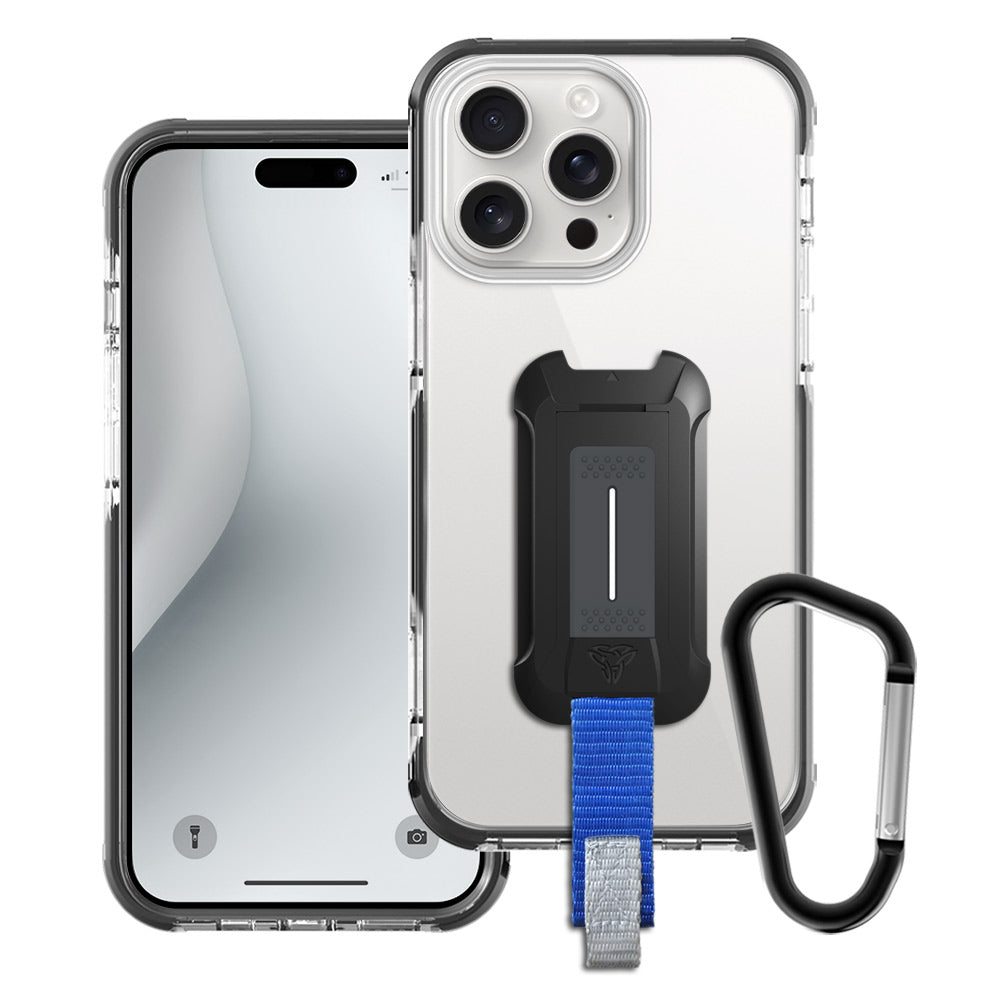 CBX-IPH-16PMX | iPhone 16 Pro Max | Military Grade 3 meter Shockproof Drop  Proof Case w/ Carabiner