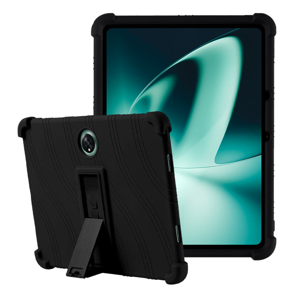ARMOR-X OnePlus Pad Soft silicone shockproof protective case with kick-stand.