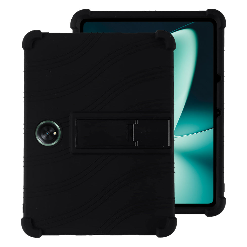 ARMOR-X OnePlus Pad Soft silicone shockproof protective case with kick-stand.