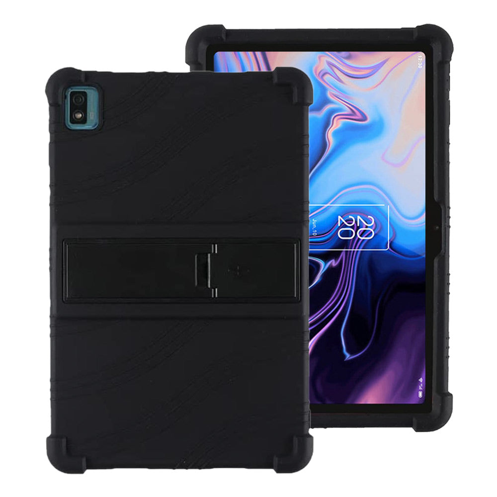 ARMOR-X TCL Tab Pro 5G 9198S 10.36 Soft silicone shockproof protective case with kick-stand.
