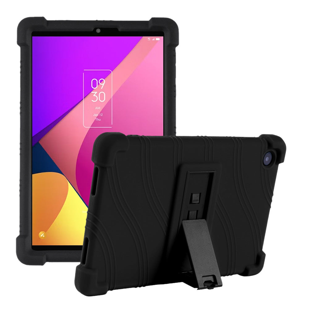 ARMOR-X TCL Tab 8 LE 9137W Soft silicone shockproof protective case with kick-stand.
