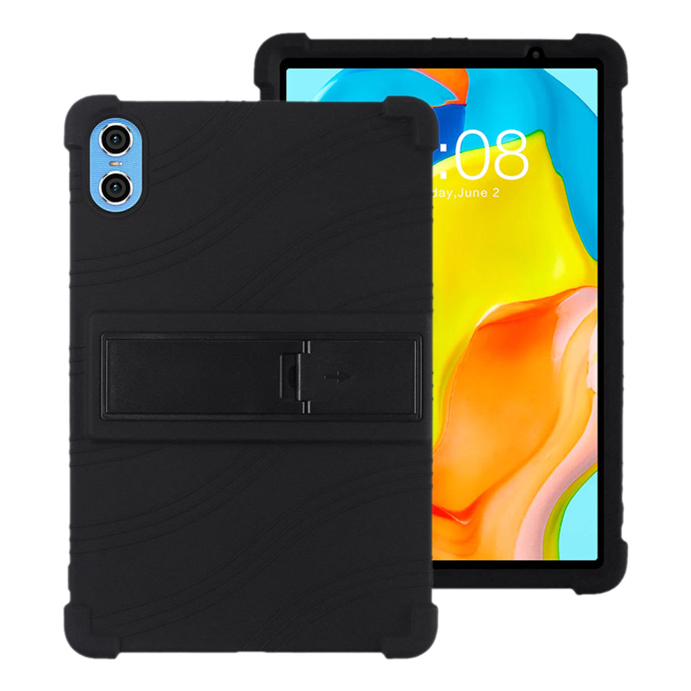 ARMOR-X Teclast P26T Soft silicone shockproof protective case with kick-stand.