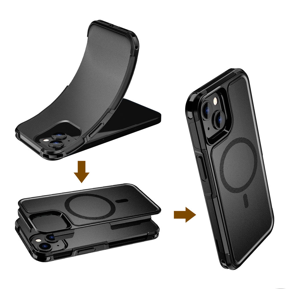 ARMOR-X APPLE iPhone 15 military grade protective case & magnetic case. Soft and elastic cover with the best shockproof protection.