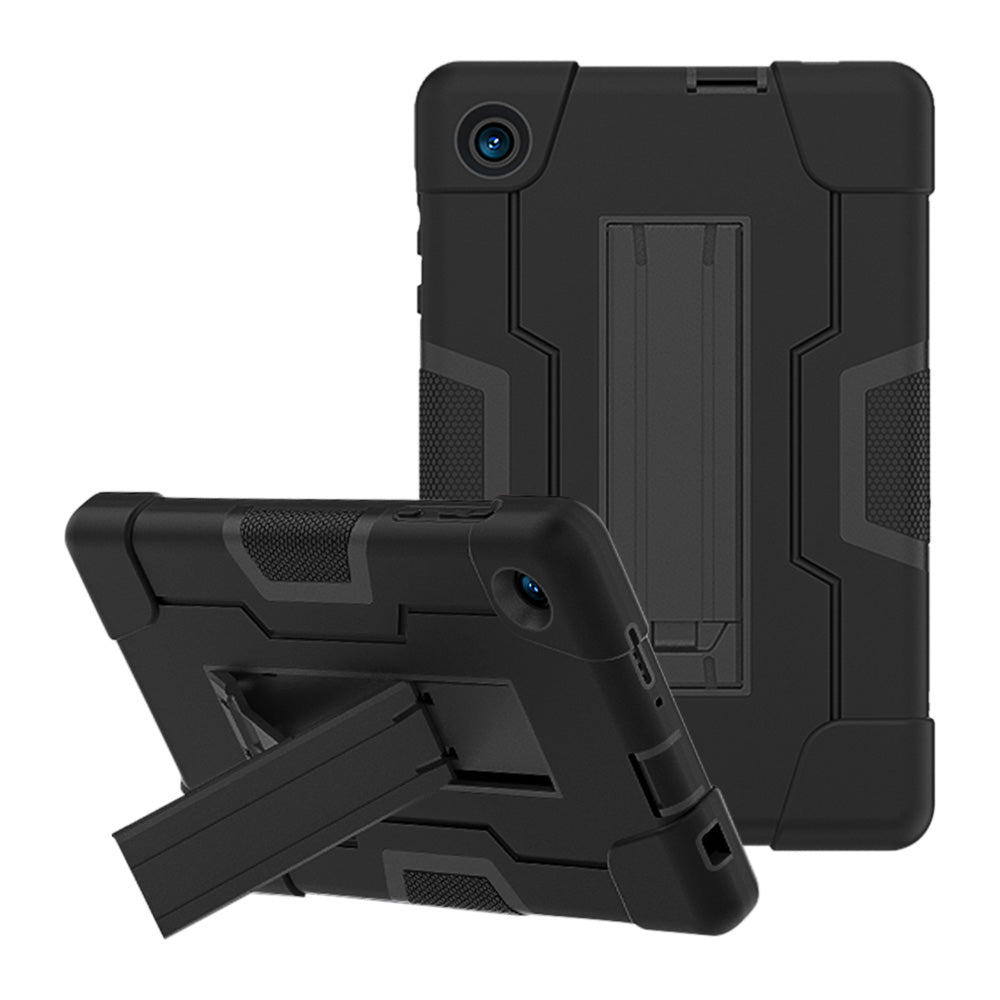 ARMOR-X TCL Tab 8 Plus (9138S) / Tab 8 4G (9132G) / Tab 8 Wifi (9132X) / Tab 8 LE (9137W) shockproof case, impact protection cover. Rugged case with kick stand.