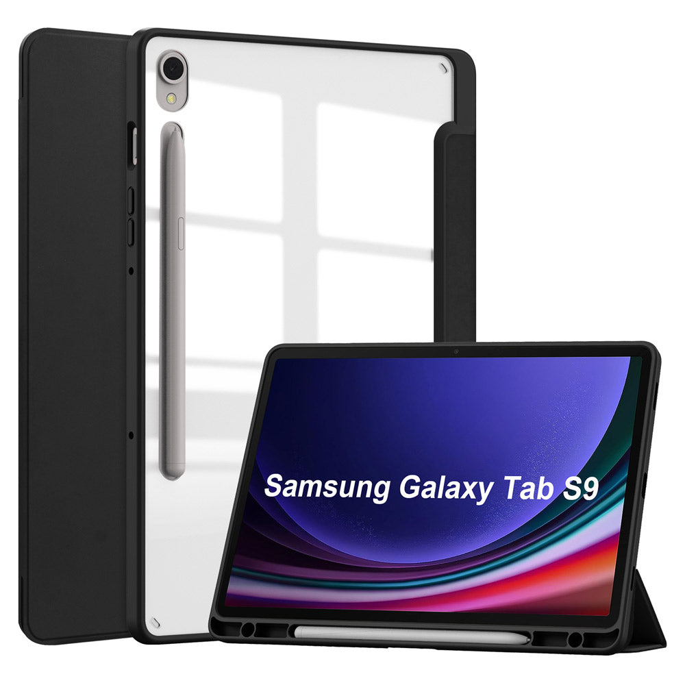 ARMOR-X Samsung Galaxy Tab S9 SM-X710 / X716 / X718 Smart Tri-Fold Stand Magnetic Cover.