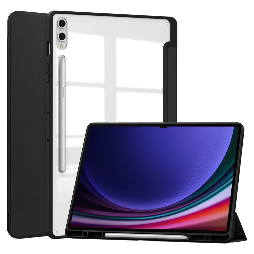 ARMOR-X Samsung Galaxy Tab S9 Ultra SM-X910 / X916 / X918 Smart Tri-Fold Stand Magnetic Cover.