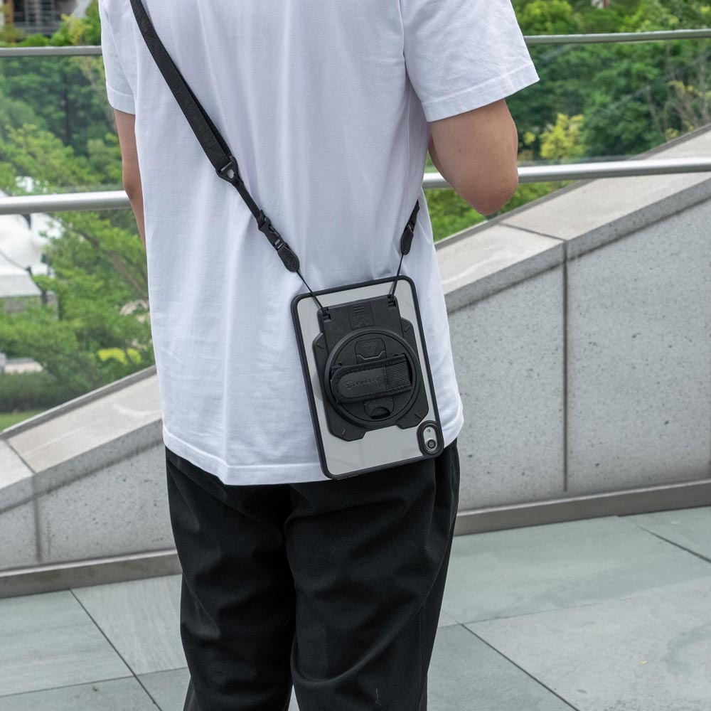 ARMOR-X iPad Pro 11 ( 2nd / 3rd / 4th Gen. ) 2020 / 2021 / 2022 case with shoulder strap come with a quick-release feature, allowing you to easily detach your device when needed.