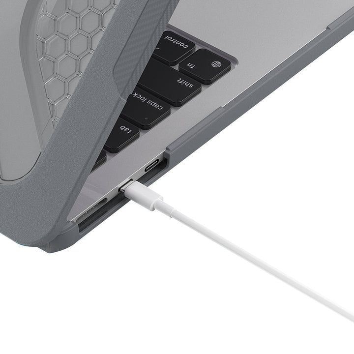 ARMOR-X MacBook Air 13.6" 2022 M2 (A2681) shockproof case. Easy access to all ports and features.