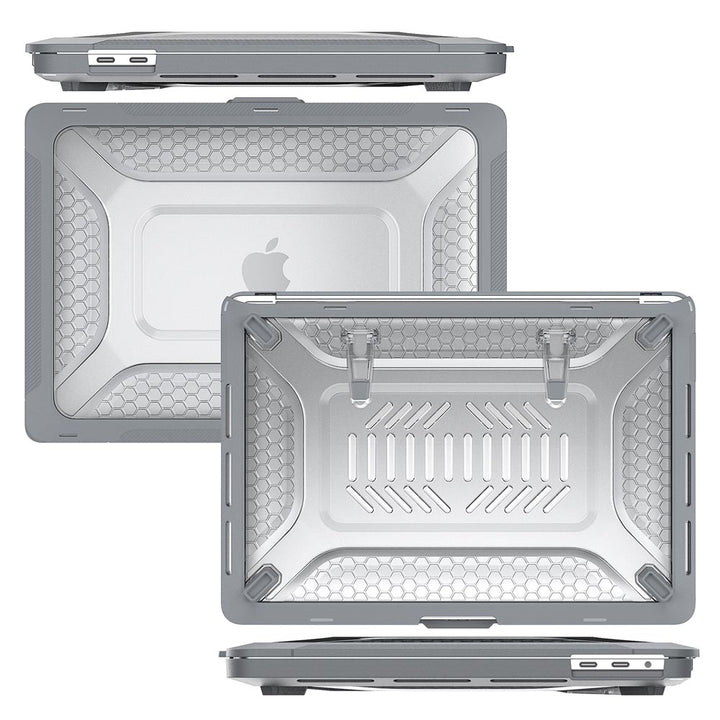 ARMOR-X MacBook Pro 13" 2018 / 2020 / 2022 (A1706 / A1708 / A1989 / A2159 / A2251 / A2289 / A2338) shockproof case. Full-body protection.