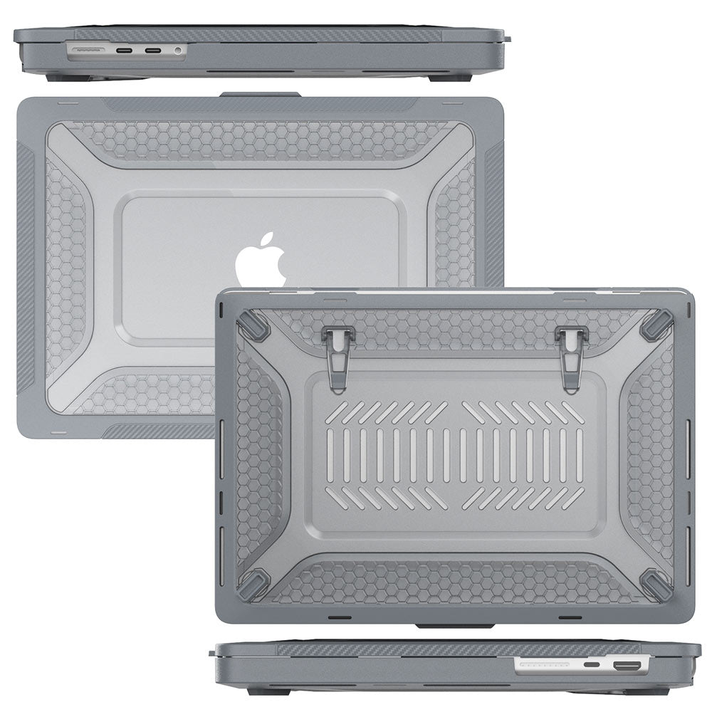 ARMOR-X MacBook Pro 14" 2021 / 2023 (A2442 / A2779) shockproof case. Full-body protection.