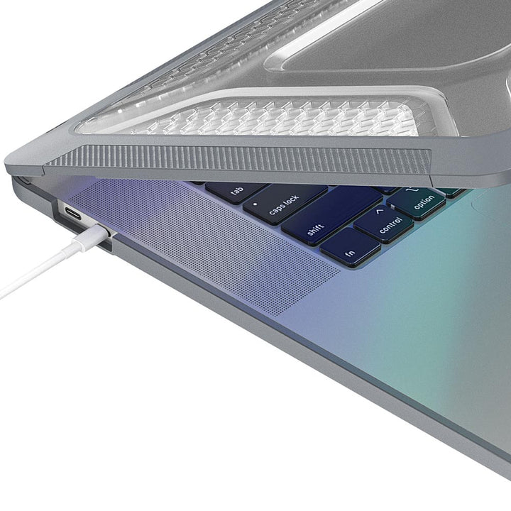 ARMOR-X MacBook Pro 16" A2141 shockproof case. Easy access to all ports and features.