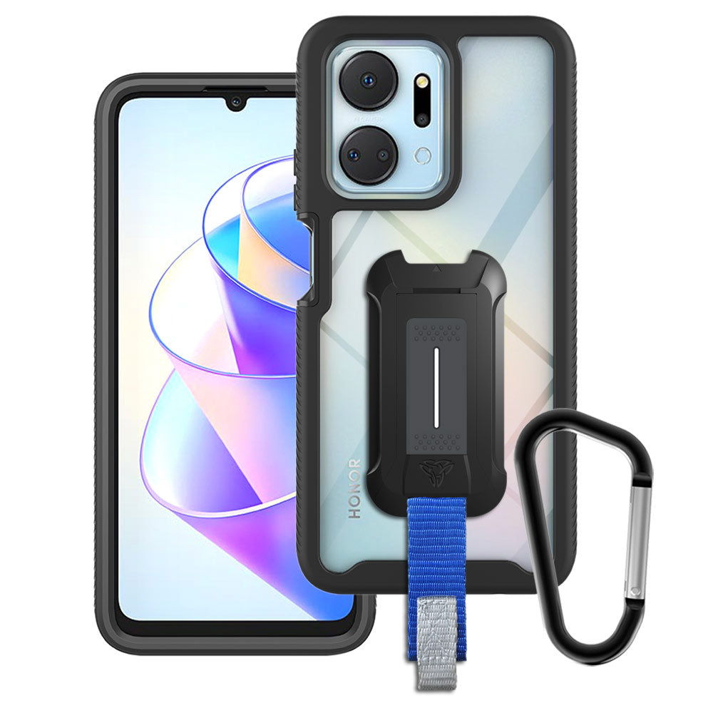 Cover Honor X7a HAOYE – Custodia Rigida Antiurto Trasparente Con Design Parigi, Protezione Militare Antigiallimento