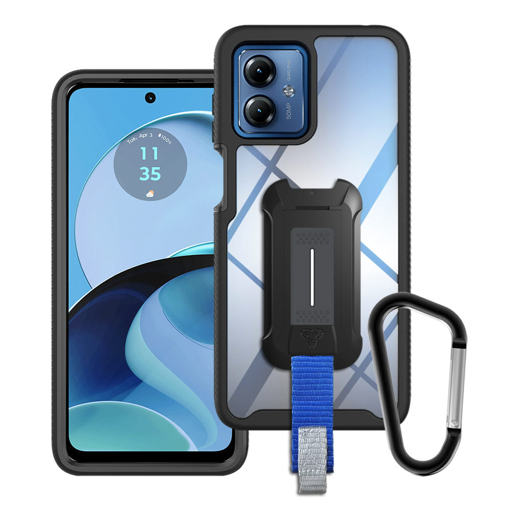 Motorola Moto G14 Screenprotector Clear Tempered Glass - View #8