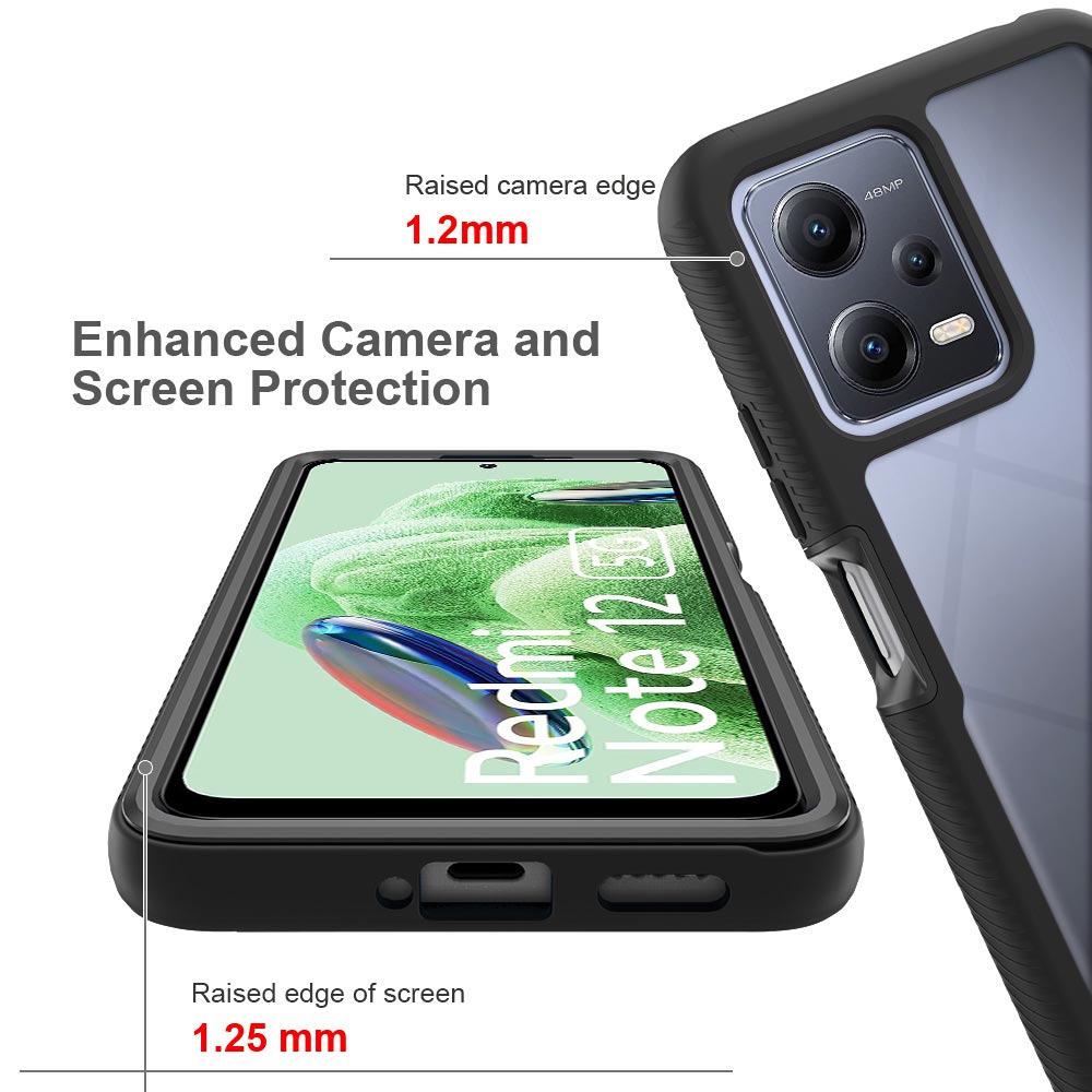 ARMOR-X Xiaomi Poco X5 5G shockproof cases. Military-Grade Mountable Rugged Design with best drop proof protection.