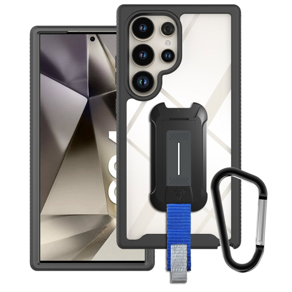 HX-SS24-S24U | Samsung Galaxy S24 Ultra SM-S928 Case | Protection Military Grade w/ KEY Mount & Carabiner - Black HX-SS24-S24U | Samsung Galaxy S24 Ultra SM-S928 Case | Protection Military Grade w/ KEY Mount & Carabiner - Black