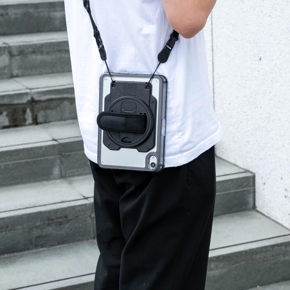 ARMOR-X Samsung Galaxy Tab A8 SM-X200 / X205 case with shoulder strap come with a quick-release feature, allowing you to easily detach your device when needed.