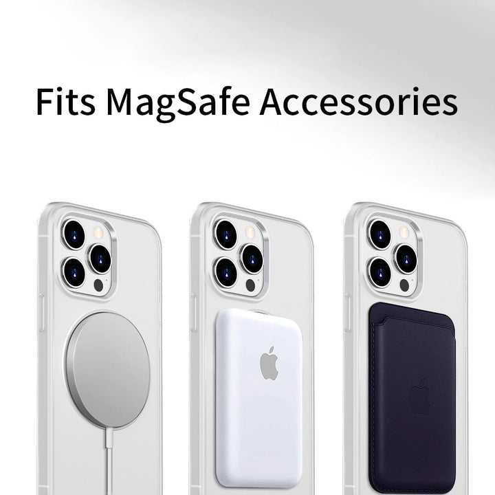 ARMOR-X APPLE iPhone 13 Pro Max shockproof compact case with rotatable magnetic stand, supports wireless charging. Moreover, this case attaches to other MagSafe accessories, such as wallets, battery packs, and car mounts.
