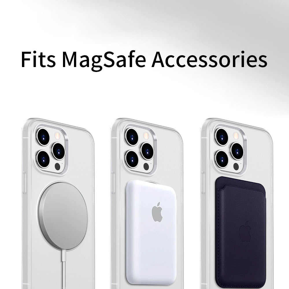 ARMOR-X APPLE iPhone 13 Pro shockproof compact case with rotatable magnetic stand, supports wireless charging. Moreover, this case attaches to other MagSafe accessories, such as wallets, battery packs, and car mounts.
