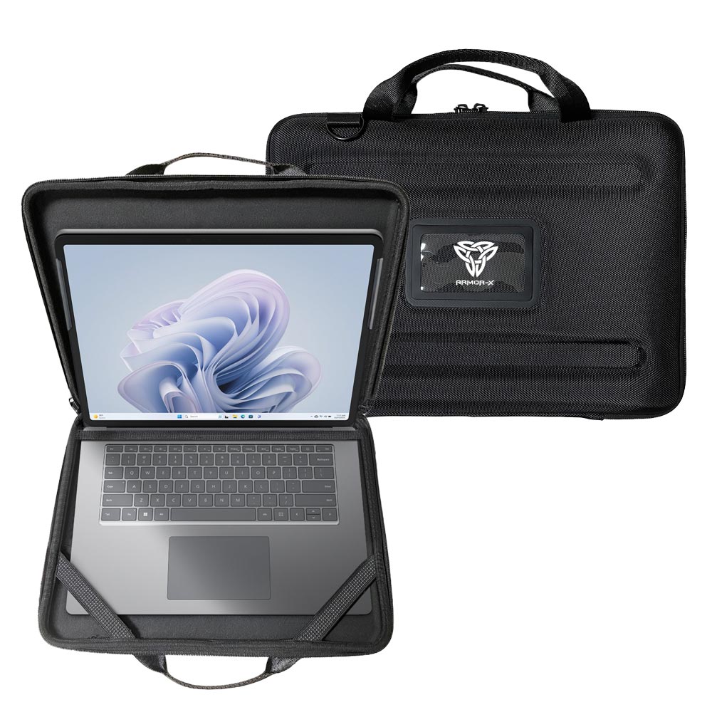 ARMOR-X 13 - 14" Microsoft Surface Laptop bag. Always-On design and get your chromebook or laptop always ready.