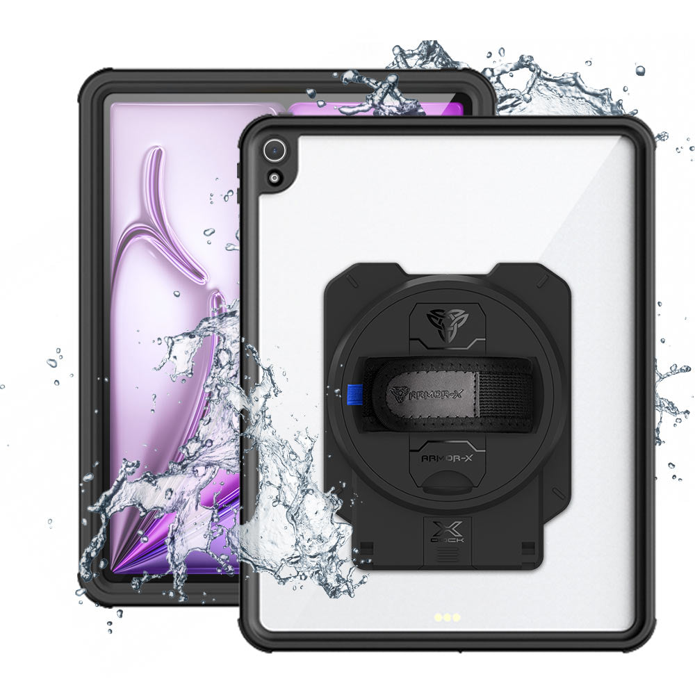 MAN-iPad-A6 | iPad Air 13 ( M2 ) | IP68 Waterproof, Shock & Dust Proof Case  With X-DOCK Modular Eco-System