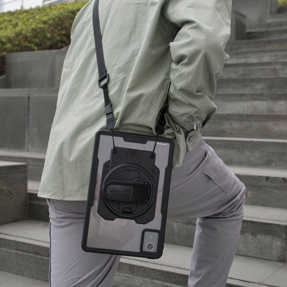 ARMOR-X Lenovo Tab M11 TB330 case with shoulder strap come with a quick-release feature, allowing you to easily detach your device when needed.