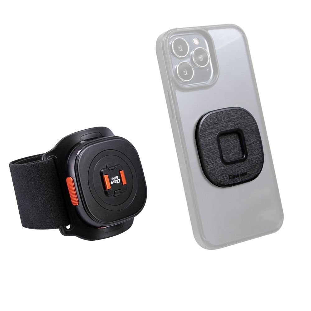 ARMOR-X quick release armband mount design for phone.