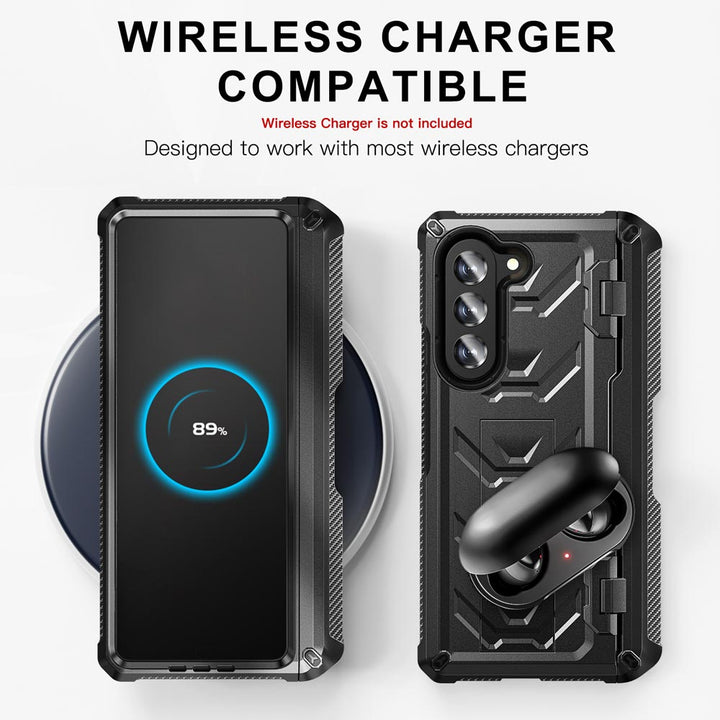 ARMOR-X Samsung Galaxy Z Fold5 SM-F946 shockproof cases. Compatible wireless charger..