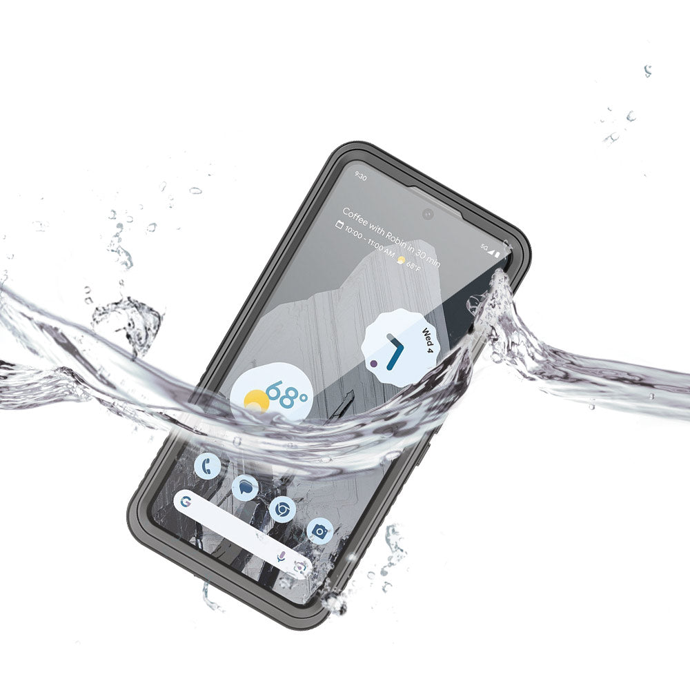 ARMOR-X Google Pixel 8 Pro Waterproof Case IP68 shock & water proof Cover. IP68 Waterproof with fully submergible to 6.6' / 2 meter for 1 hour.