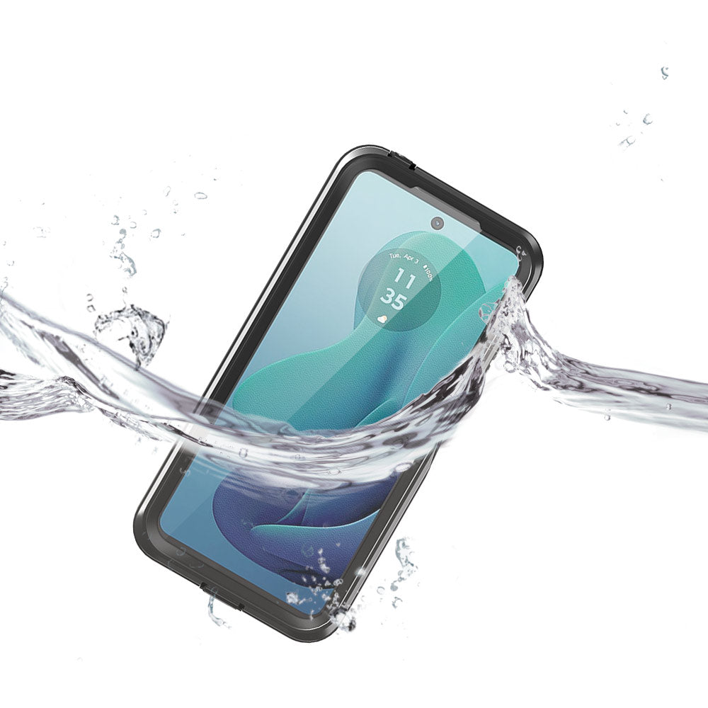 ARMOR-X Motorola Moto G 5G 2024 Waterproof Case IP68 shock & water proof Cover. IP68 Waterproof with fully submergible to 6.6' / 2 meter for 1 hour.
