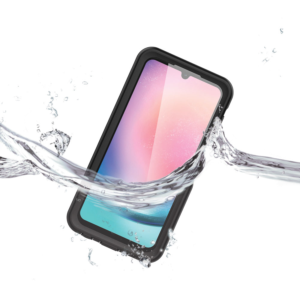 ARMOR-X Samsung Galaxy A24 4G SM-A245 Waterproof Case IP68 shock & water proof Cover. IP68 Waterproof with fully submergible to 6.6' / 2 meter for 1 hour.