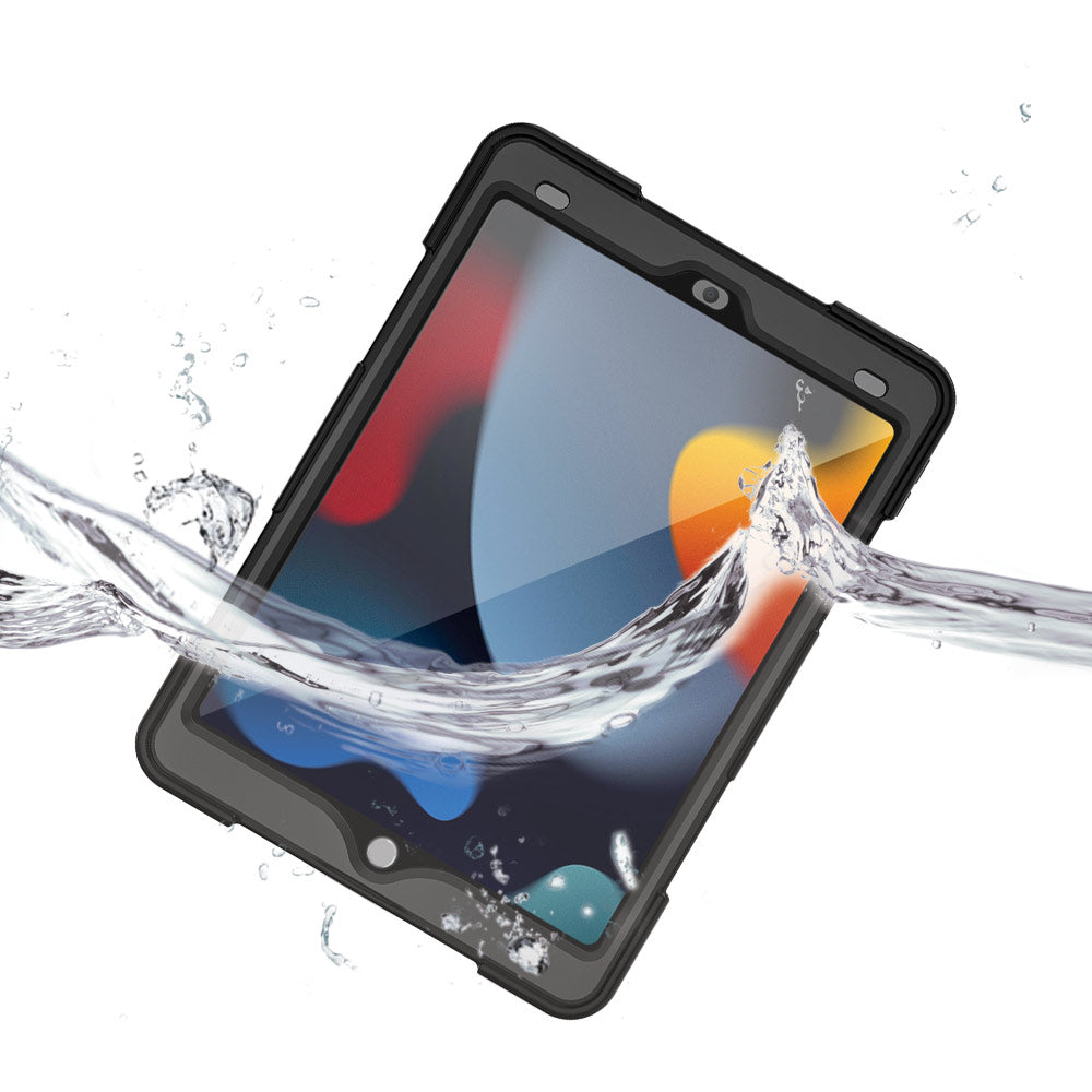 ARMOR-X iPad 10.2 (7th & 8th & 9th Gen.) 2019 / 2020 / 2021 Waterproof Case IP68 shock & water proof Cover. IP68 Waterproof with fully submergible to 5' / 1.5 meters for 30 minute.