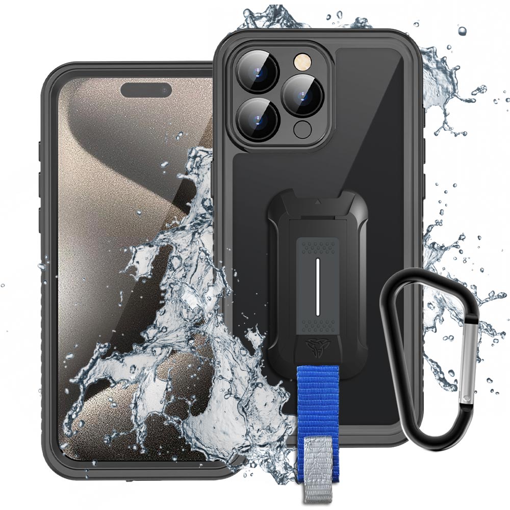 Encased iPhone 15 Plus Waterproof Case with Belt Clip Holster