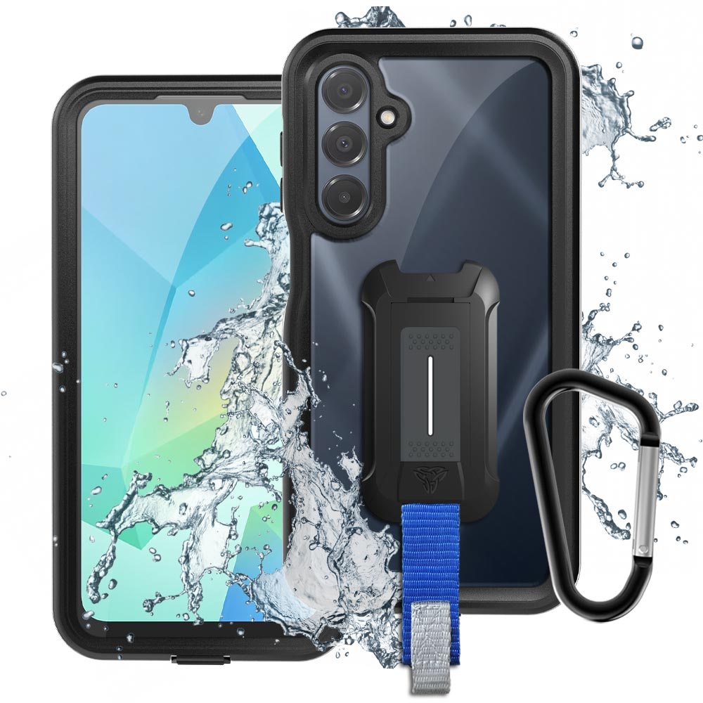 MX-SS24-A165G | Samsung Galaxy A16 5G SM-A166 / A16 4G SM-A165 Waterproof Case | IP68 shock & water proof Cover w/ X-Mount & Carabiner MX-SS24-A165G | Samsung Galaxy A16 5G SM-A166 / A16 4G SM-A165 Waterproof Case | IP68 shock & water proof Cover w/ X-Mount & Carabiner