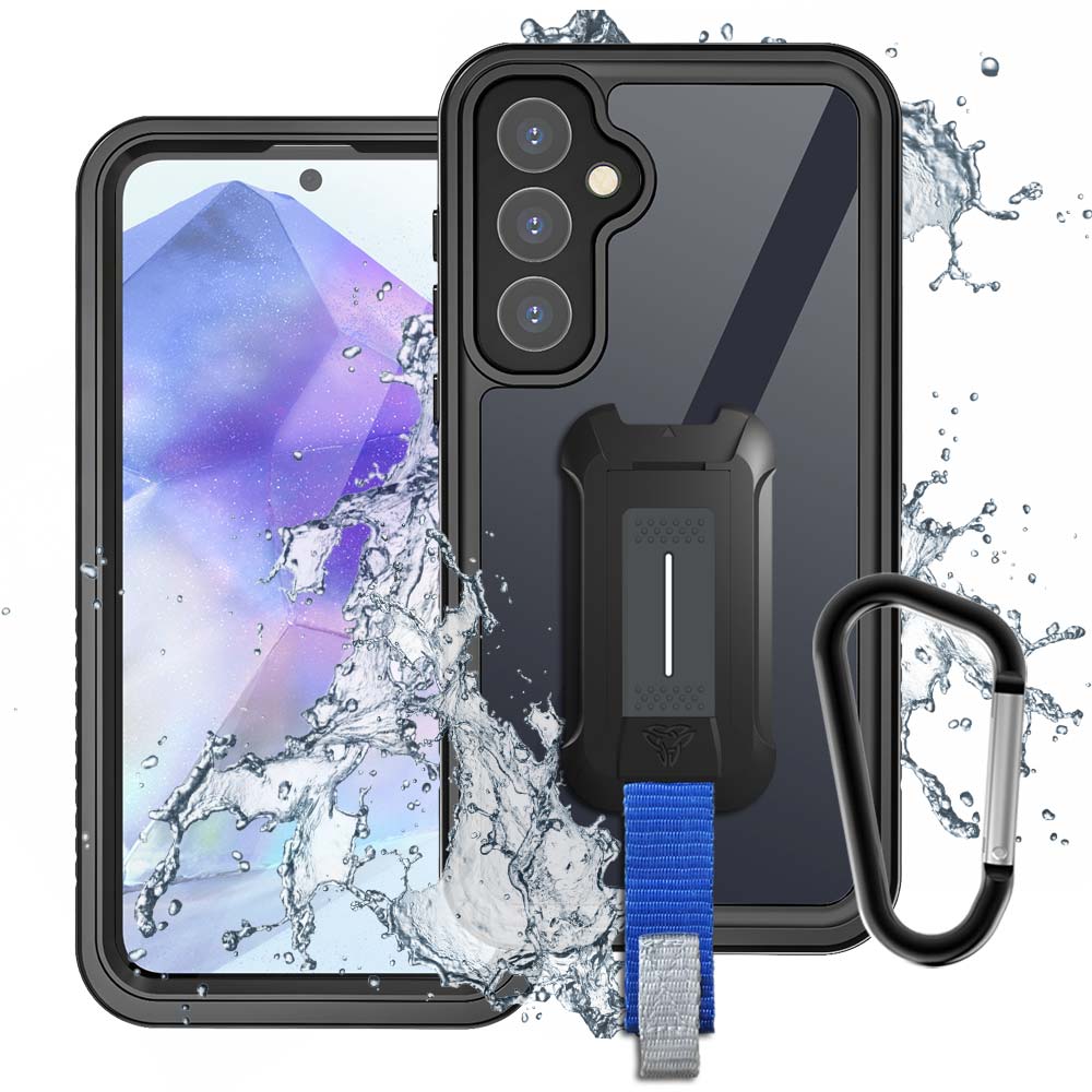 ARMOR-X Samsung Galaxy A55 5G SM-A556 IP68 shock & water proof cover. Military-Grade Mountable Rugged Design with best waterproof protection.