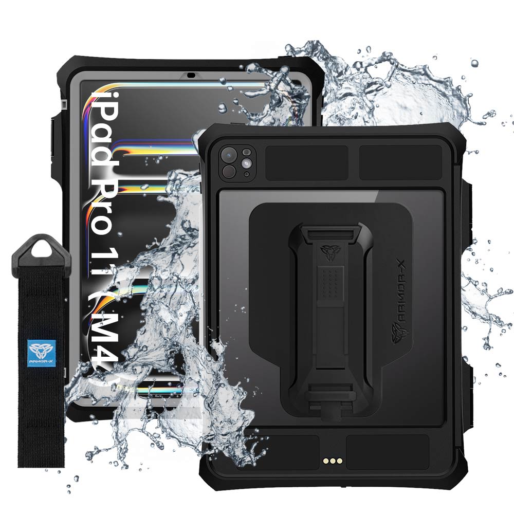 MXK-iPad-PR11 iPad Pro 11 M4 IP68 Waterproof Case W