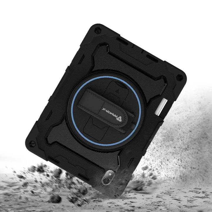 ARMOR-X Huawei MatePad Air DBY2-L09CK shockproof case, impact protection cover with hand strap and kick stand. Rugged protective case with the best dropproof protection.