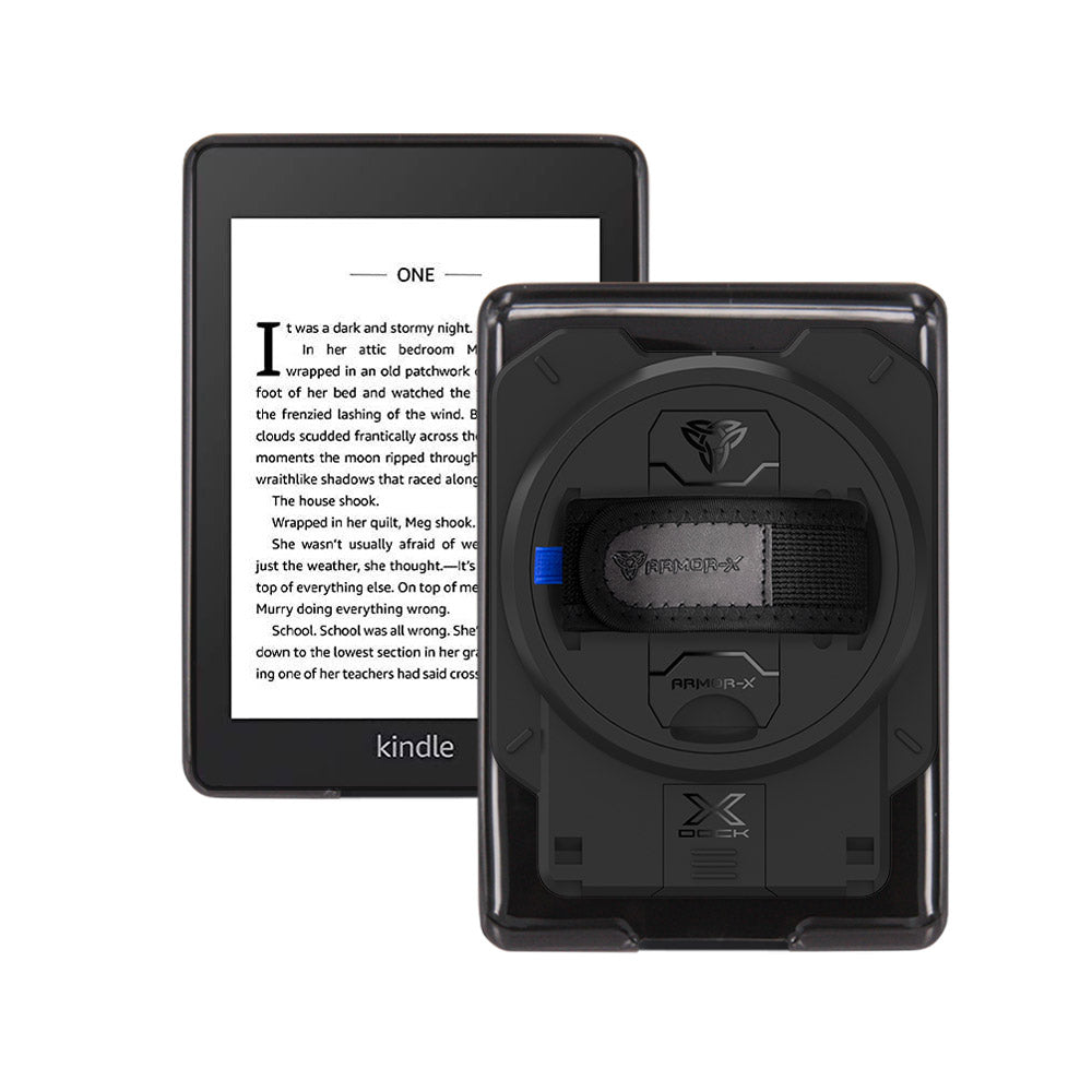 ARMOR-X Amazon Kindle Paperwhite 4 2018 shockproof case with X-DOCK modular eco-system.