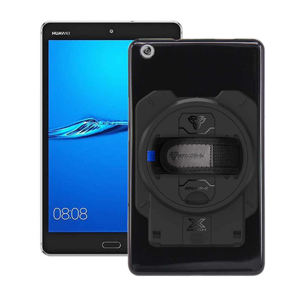 ARMOR-X Huawei MediaPad M3 Lite 8.0 shockproof case with X-DOCK modular eco-system.