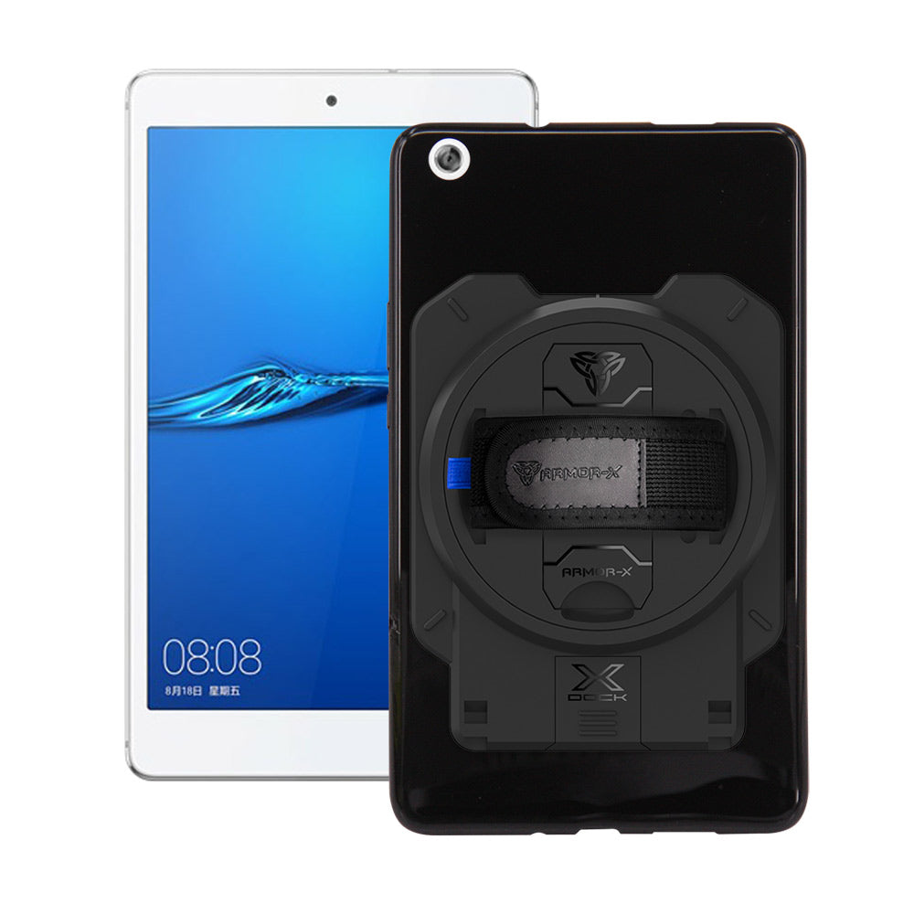 ARMOR-X Huawei MediaPad C5 8.0 shockproof case with X-DOCK modular eco-system.