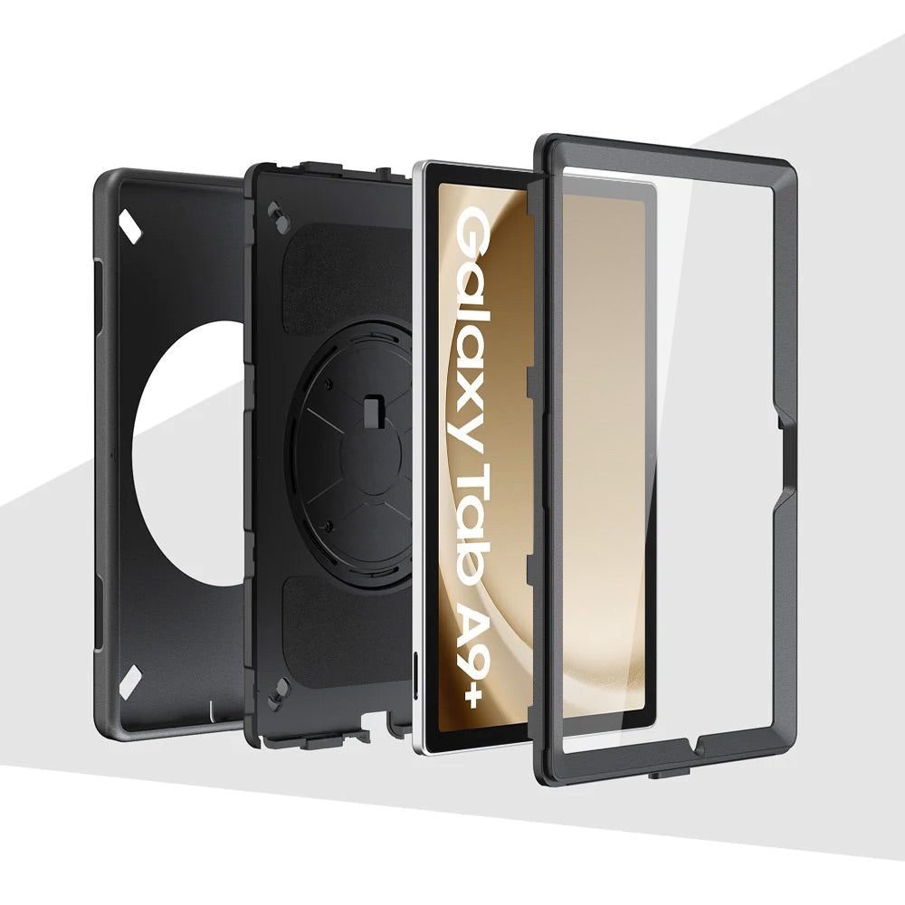 ARMOR-X Samsung Galaxy Tab A9+ A9 Plus SM-X210 / SM-X215 / SM-X216 shockproof case. Ultra 3 layers impact resistant design.