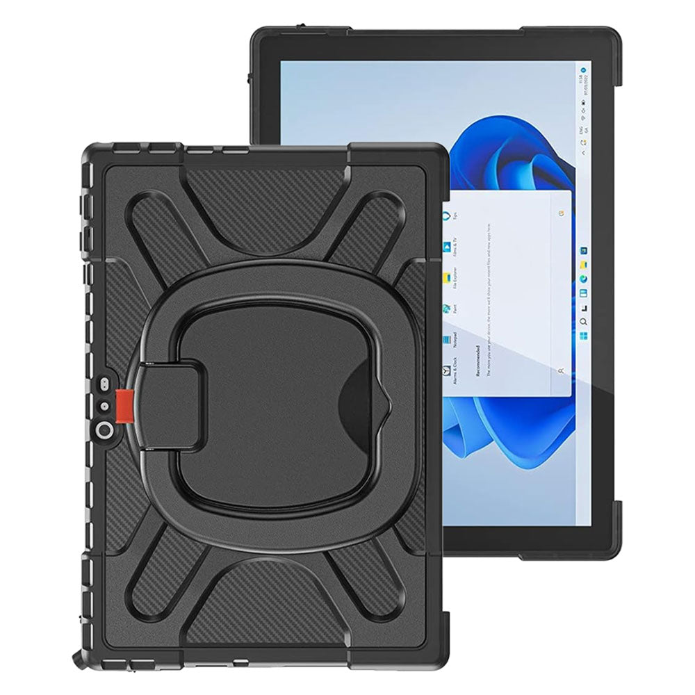 ARMOR-X Microsoft Surface Pro 7 / 7 Plus / 6 / 5 / 4 Ultra 2 layers shockproof rugged case with kickstand for typing, watching videos, conferences, construction and outdoor work.