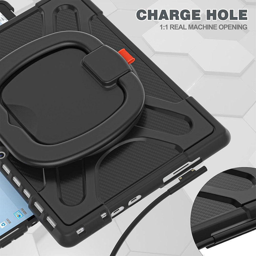 ARMOR-X Microsoft Surface Pro 8 Ultra 2 layers shockproof rugged case. Form fitting design crafted with high precision.