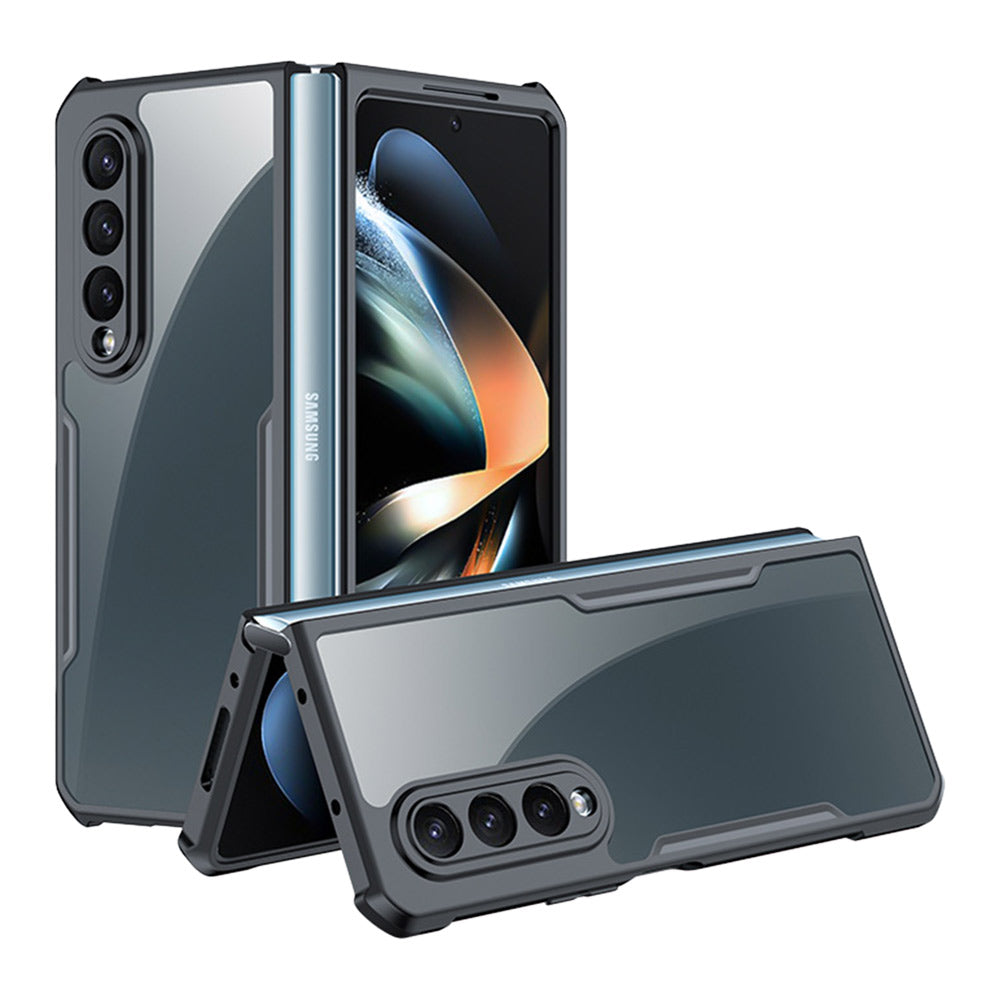 ARMOR-X Samsung Galaxy Z Fold4 SM-F936 slim rugged shockproof cases. Military-Grade Mountable Rugged Design with best drop proof protection.