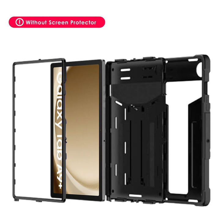 ARMOR-X Samsung Galaxy Tab A9+ A9 Plus SM-X210 / SM-X215 / SM-X216 shockproof case, impact protection cover with kick stand. 3 layers impact resistant design.