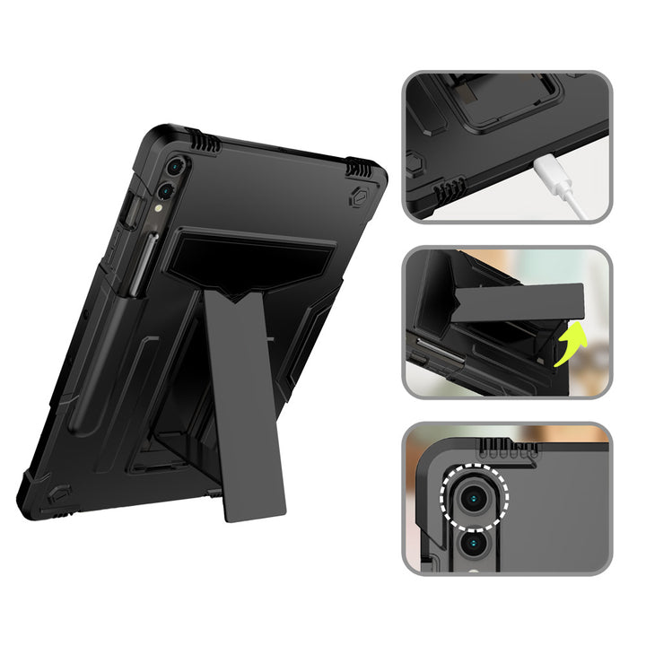 ARMOR-X Samsung Galaxy Tab S9+ S9 Plus SM-X810 / X816 shockproof case. Form fitting design crafted with high precision.