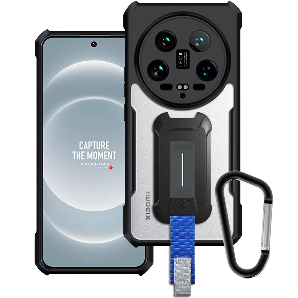 Custodia Moex Alpha Per Xiaomi 14 Ultra – Ultra Sottile Rigida Opaca Tortora – Protezione Fotocamera