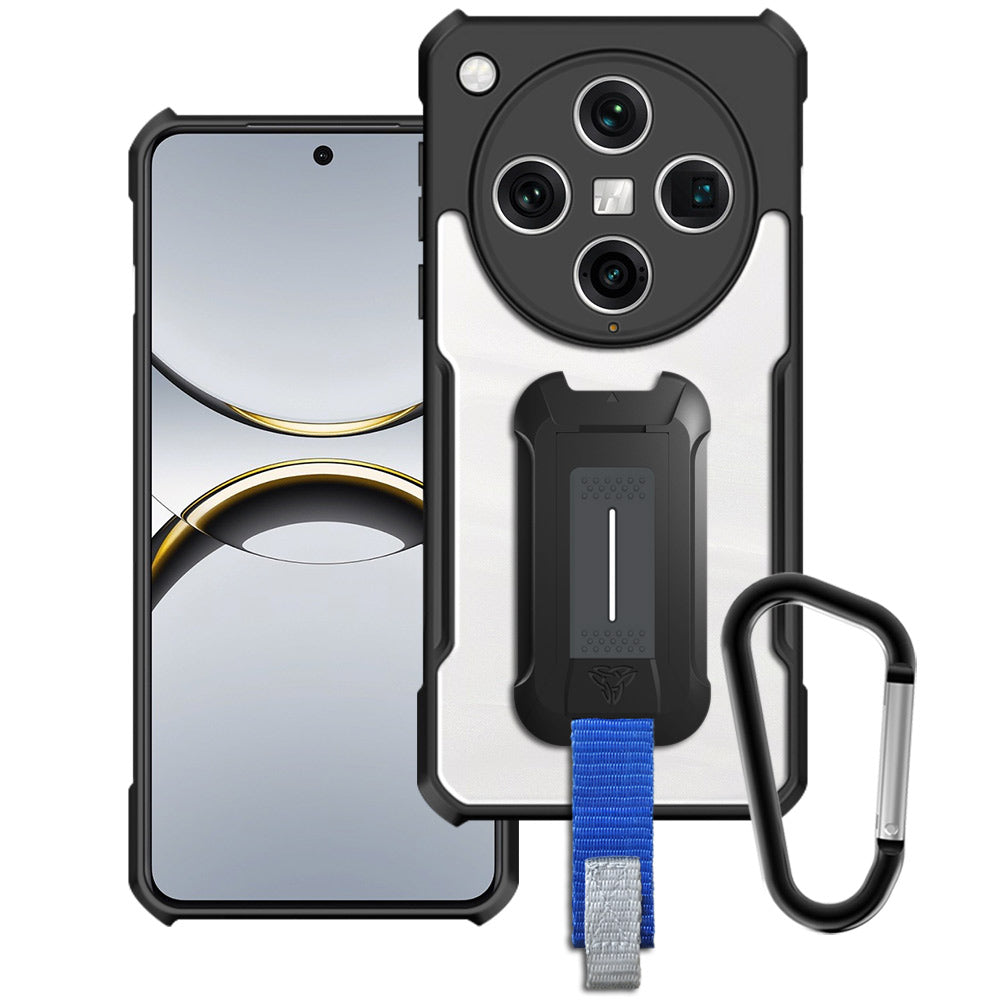 Moex Plug Case Per Oppo Find X5 Pro – Custodia A Libro In Pelle Vegana Con Clip Cintura E Chiusura Magnetica (Nero)
